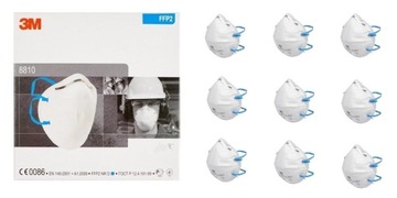 20 sztuk 3M 8810 Półmaska Maska filtrująca FFP2