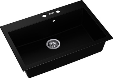 Zlew KERNAU KGS E 80 1B DEEP BLACK