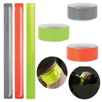 СВЕТООТРАЖАЮЩАЯ ПОВЯЗКА НА РУКУ ВЕЛОСИПЕД САМОФИКСИРУЮЩАЯСЯ ЖЕЛТАЯ