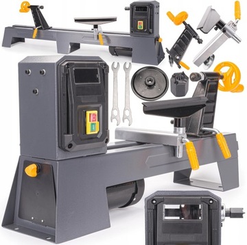 ТОКАРНЫЙ СТОЛ ПО ДЕРЕВЯНУ С РЕГУЛИРОВКОЙ 600Вт 1000мм 230В POWERMAT TSD-600LCD