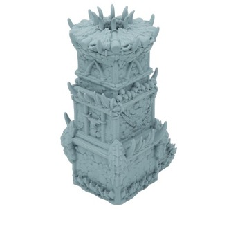 Башня для игры в кости в крепости орков — Башня для игры в кости Светло-серая