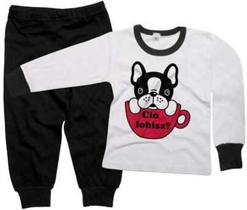 Piżama Pug pies mops co robisz