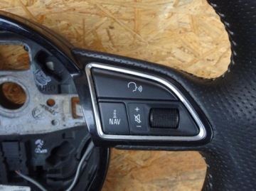 AUDI A4 B8 8K A5 8T ЛИФТ КОЖАНЫЙ РУЛЕВОЕ КОЛЕСО МНОГОФУНКЦИОНАЛЬНОЕ S-LINE 8K0419091CN