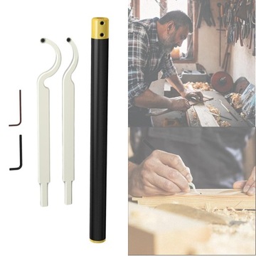 Лебединая шея полая, Токарная обработка древесины с твердосплавными напайками