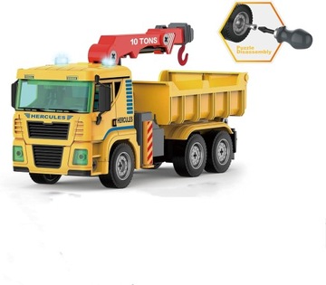 Автомобиль Кран Грузовик 2IN1 CRANE HAK Свет Звуки