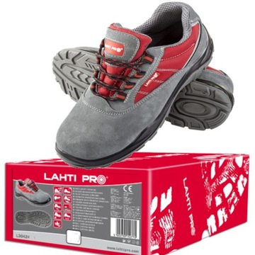 LAHTI PRO Buty robocze zamszowe z noskiem r. 44