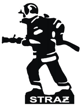 Naklejka na auto STRAŻ STRAŻAK ODBLASK ODBLASKOWA