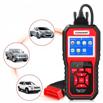 Автомобильный сканер неисправностей OBD2 KONNWEI KW850 ПОЛЬСКИЙ