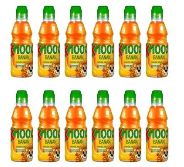 Kubuś Sok 100% Banan Marchew Jabłko 300 ml x12 szt