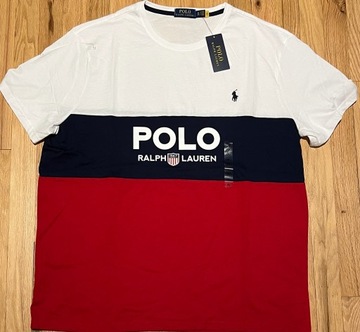 POLO RALPH LAUREN T-Shirt XL z USA100%Org