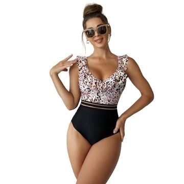 BIKINI STRÓJ KOSTIUM KĄPIELOWY FALBANKA SEXY XL