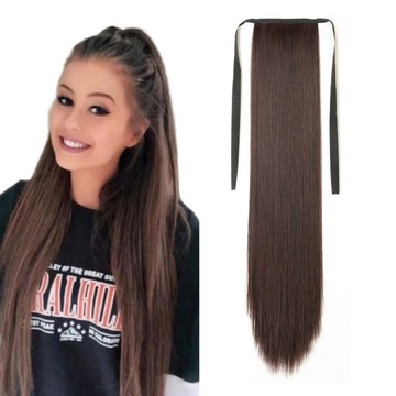KOLORY doczepiany KUCYK kitka 55 cm jak NATURALNE