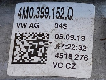 AUDI A8 4N D5 ULOŽENÍ PŘEVODOVKY ŘAZENÍ PRAVÁ 4M0399152Q