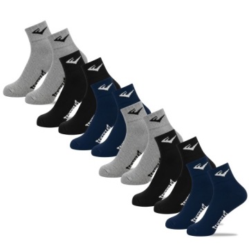 Мужские хлопковые носки Everlast, темно-синие, 6 пар, размер 43/46