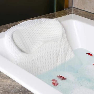 РАССЛАБЛЯЮЩАЯ ПОДУШКА ДЛЯ ВАННЫ, ПОДГОЛОВНИК, 6 ПРИСОСОК