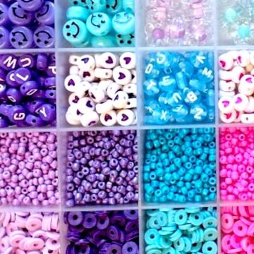 НАБОР БУСИН ДЛЯ ИЗГОТОВЛЕНИЯ БРАСЛЕТОВ САМОДЕЛЬНЫХ