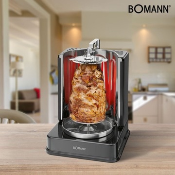 Bomann DVG 3006 CB Gril Blad Электрический ток 1400 Вт