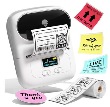 Extralink Mini Printer Labeler Lite | Mini drukara etykiet | Czarna