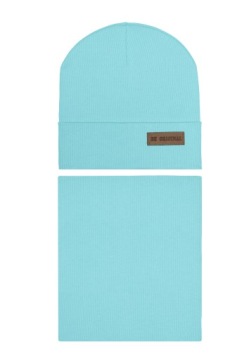 ВЕСЕННИЙ ДЕТСКИЙ КОМПЛЕКТ СОЛНЕЧНАЯ ШАПКА, ХЛОПОК, ДВОЙНОЙ МАТЕРИАЛ, БИРЮЗА