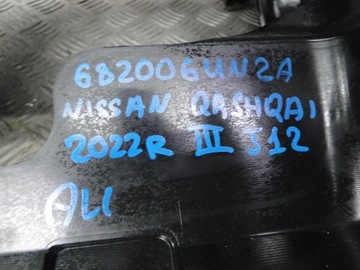 DESKA KONZOLA AIRBAG KŮŽE NISSAN QASHQAI III J12 2021 682006UN2A 985106RN0