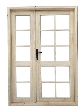 DRZWI DREWNIANE ZEWNĘTRZNE- 140/200 cm