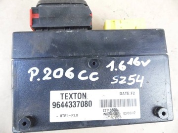 PEUGEOT 206 CC ŘÍZENÍ 9644337080