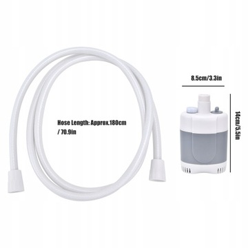 ТУРИСТИЧЕСКИЙ ДУШ ЭЛЕКТРИЧЕСКИЙ НАСОС АККУМУЛЯТОРНЫЙ