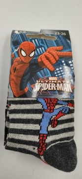 Skarpety SPIDERMAN 23-26 2+ 2 szt,