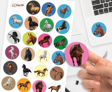 НАБОР НАКЛЕЙКОВ + ТАТУ ДЛЯ ДЕТЕЙ ДЕТСКИЕ ЛОШАДКИ КАЧЕСТВЕННЫЕ