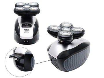 БРИТЬЯ ДЛЯ БОРОДА НАСАДКИ ДЛЯ ВОЛОС МУЖСКАЯ ТРЕТЬЯ 5 ГОЛОВОК 4D