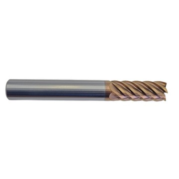 6-зубая фреза VHM 10 x 25 x 75 мм TiSiN 55 HRC