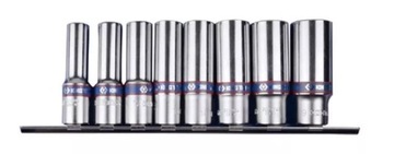 KING TONY NASADKI DŁUGIE 3/8'' 8 SZT. 3508MR10
