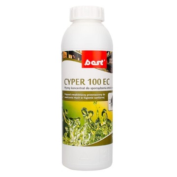 ŚRODEK NA MUCHY MESZKI OPRYSK BEST CYPER 100EC 1L