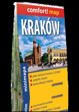 Kraków - mini mapa 1:20 000 comfort! map