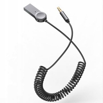 Aux 5.0 Bluetooth Adapter Car Audio Cable USB 3.5M