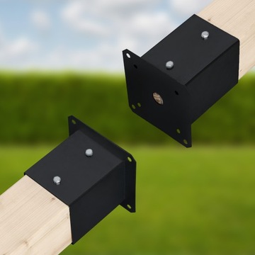 PODSTAWA SŁUPA PRZYKRĘCANA WSPORNIK KOTWA 80x80 MM