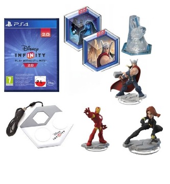 DISNEY INFINITY PS4 PS5 2.0 PL ZESTAW STARTOWY AVENGER