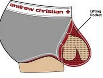 ТРУСИКИ AC JOCKMAIL M С БЕЛЫМИ КАРМАНАМИ