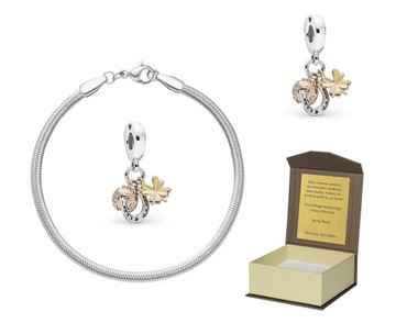 Bransoletka SREBRO 16cm do CHARMS + GRATIS B150