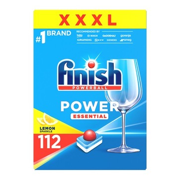 FINISH TABLETKI ESSENTIAL POWER MYJĄCE 112 LEMON