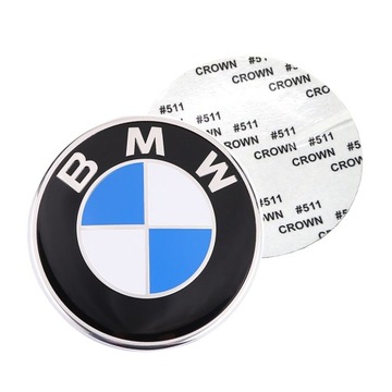 4Szt.EMBLEMAT LOGO NALEPKA NAKLEJKA BMW 70 Mm