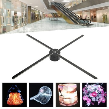 65 см голографический рекламный проектор 3d 766 rgb бусины вентилятор проекционный дисплей