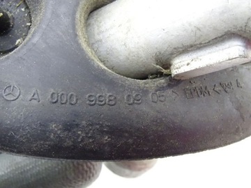 MERCEDES E TŘÍDA E W211 02-09 TRUBKA RADIÁTORU A0009980905