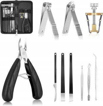 НАБОР КЛИПСОВ ДЛЯ ВРАЩЕННЫХ НОГТЕЙ, НОЖЕЙ ДЛЯ КУТИКУЛЫ, НОЖЕЙ, ПАТЧЕЙ, ЩУПА