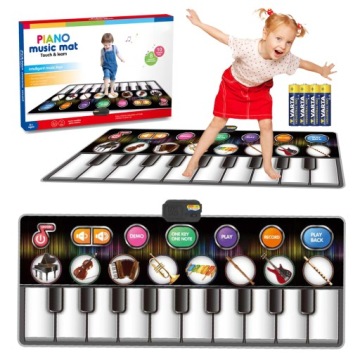 Podložka Velká 148 cm Podložka Nahrává Piano 4x Aa baterie