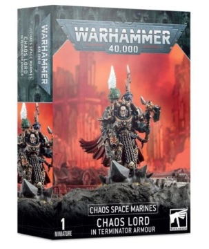 WARHAMMER 40K - CHAOS SPACE MARINES CHAOS LORD IN TERMINATOR ARMOUR