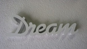 Комбинированная надпись Dream-dream 3D украшение 12х38см