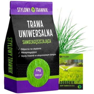 TRAWA UNIWERSALNA Zagęszczająca Odporna na deptanie Nasiona 5KG