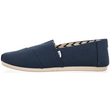 Buty Espadryle Męskie Toms Alpargata 10017660 Granatowe