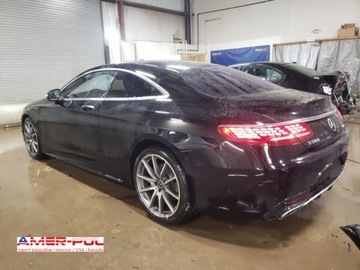 Mercedes Klasa S W222 2019 Mercedes-Benz Klasa S S560 4Matic Coupe, od ubezpieczalni 4.0 Benzyna 463KM